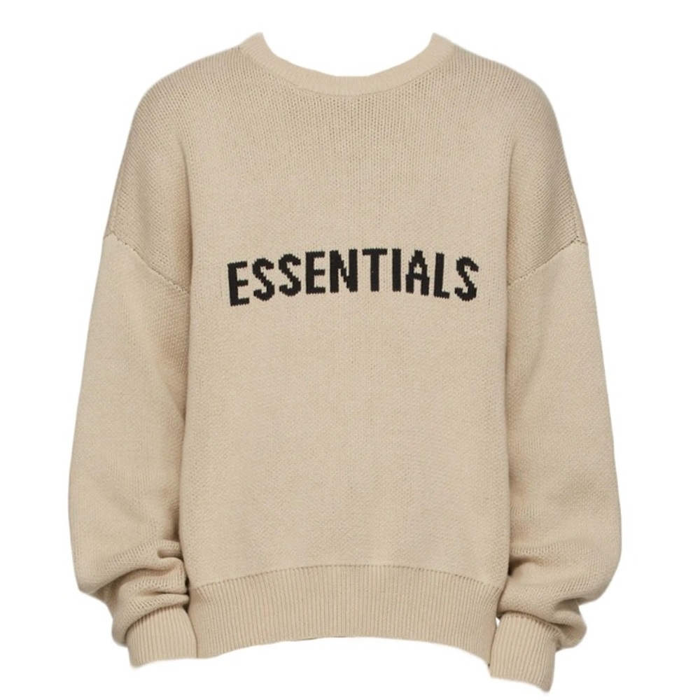Essentials x Fear of God Sweater - XXL - Tan - Moss